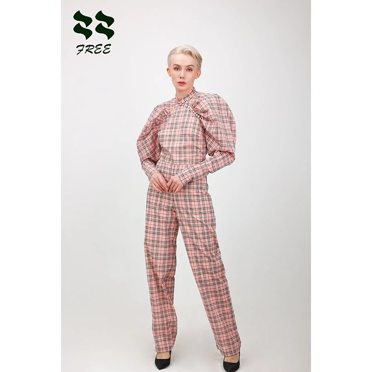 Womens Casual Jumpsuit With Long Sleeves